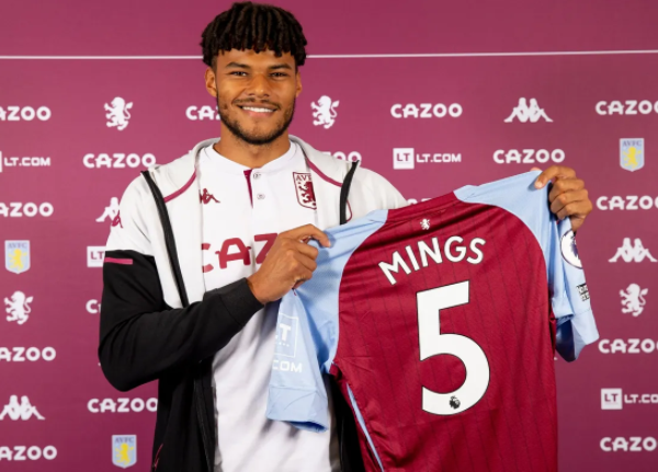 Aston Villa defender Tyrone Mings signs a contract extension until 2024