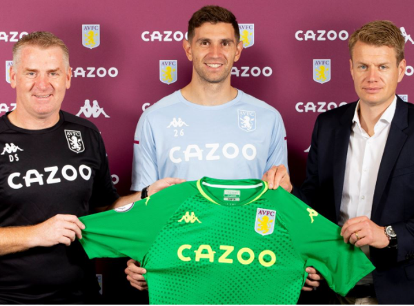 Aston Villa sign goalkeeper Emiliano Martinez from Arsenal