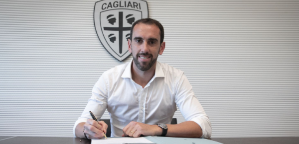 Godin joins Cagliari from Inter on a three-year contract