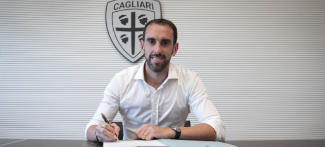 Godin joins Cagliari from Inter on a three-year contract