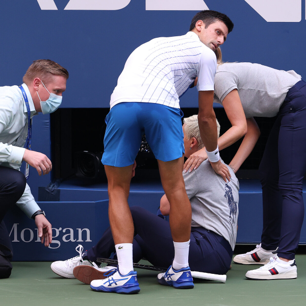 World tennis No. 1 Djokovic disqualified from US Open