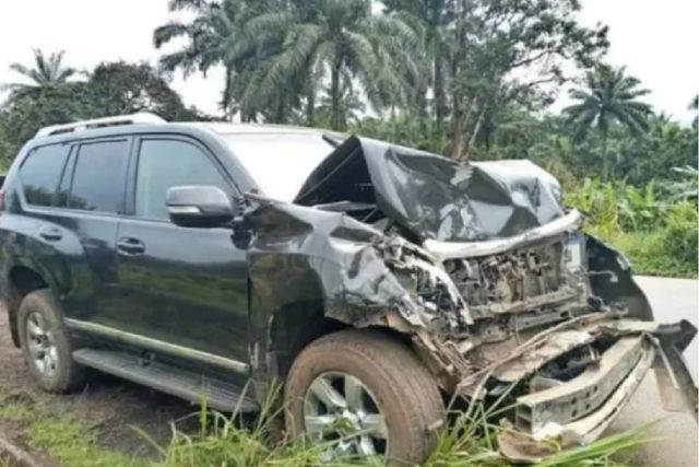 Former Football legend Samuel Etoo involved in a road accident in Cameroon