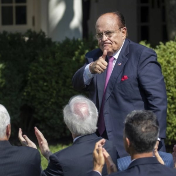 President Donald claims that Rudy Giuliani has tested positive for Covid-19
