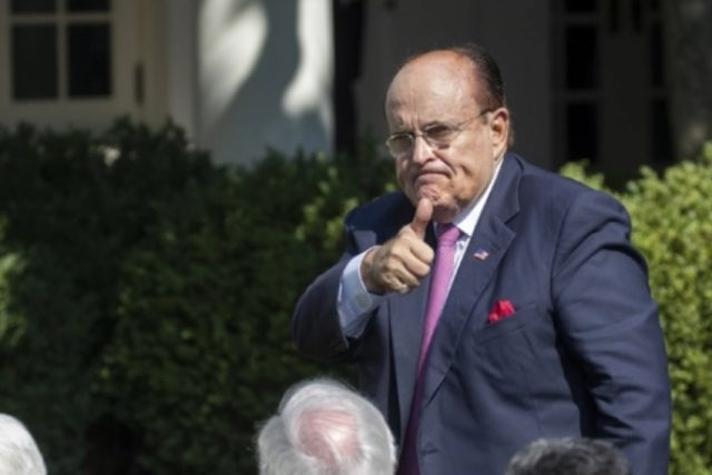 President Donald claims that Rudy Giuliani has tested positive for Covid-19