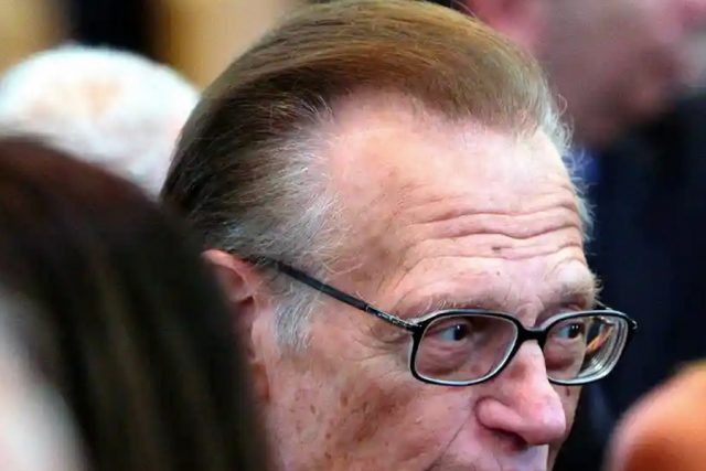 Larry King, the veteran TV show host is hospitalized with coronavirus