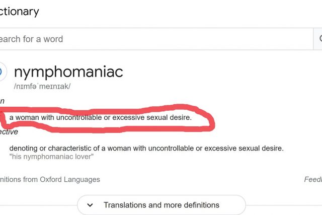 Learn English: Nymphomaniac meaning