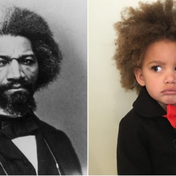 Daily dress up game teaches this child about black history