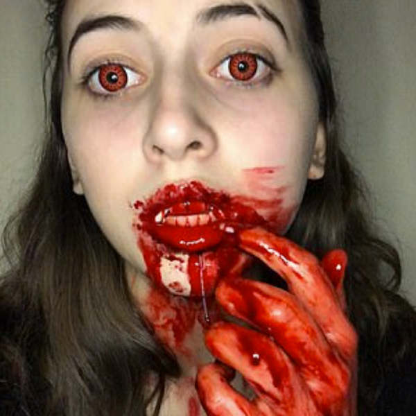 Makeup artist goes viral on TikTok for her gory looks