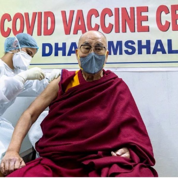 Dalai Lama received his 1st dose of Covid-19 and says it is very good