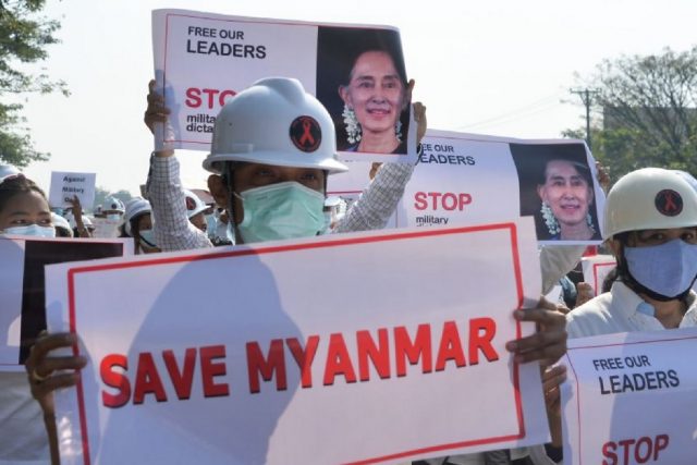 At least 500 people have been killed in Myanmar since the coup happened