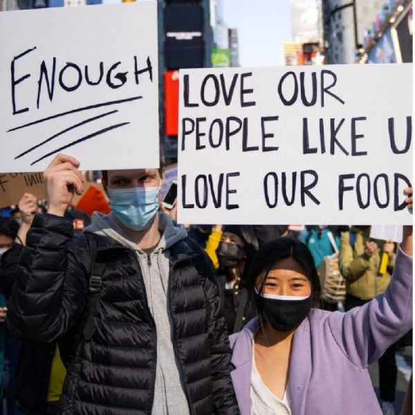 “Love our people like you love our food,” Asians in America demand