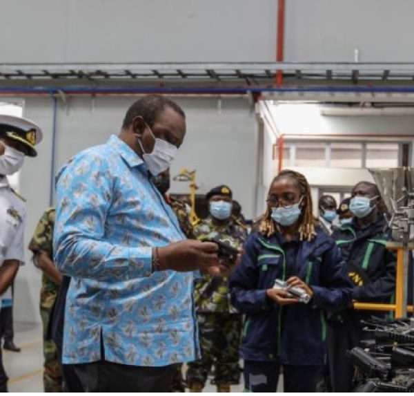 President Uhuru Kenyatta Commission a gun manufacturing factory in Ruiru