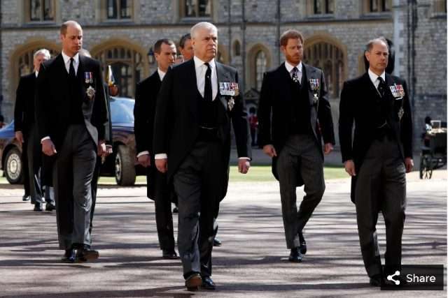 Prince Philip’s funeral in pictures