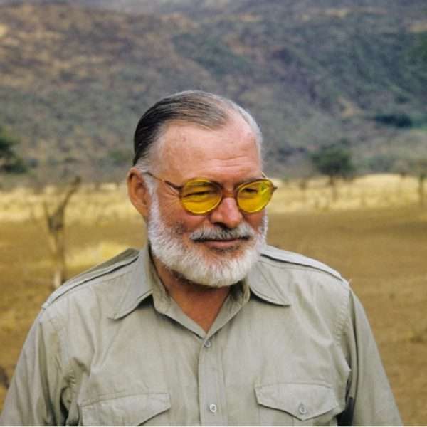 Ernest Hemingway, legendary American writer, used to drink only during working hours