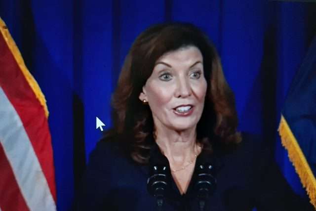 Kathy Hochul becomes the first female governor for New York