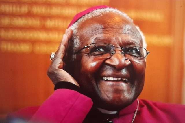 Shock as Desmond Tutu’s wall painting in Cape Town vandalized with k-word