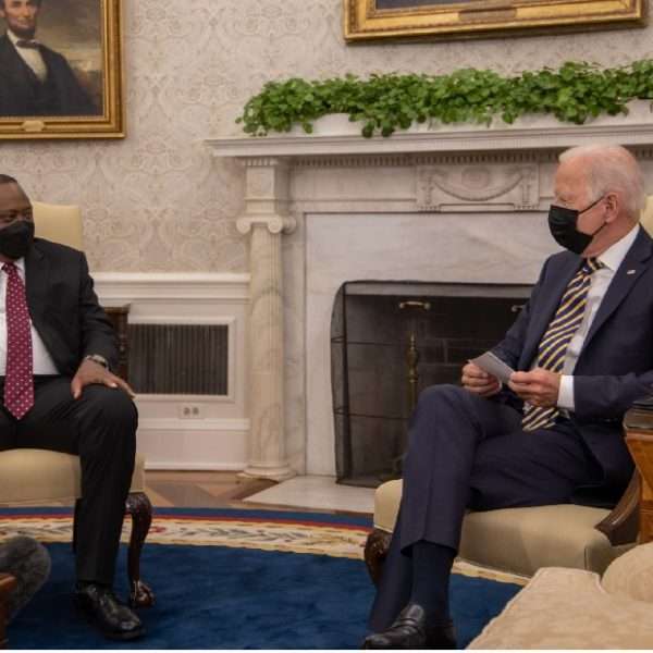 US President Joe Biden hosts Kenyan President Uhuru Kenyatta at the White House