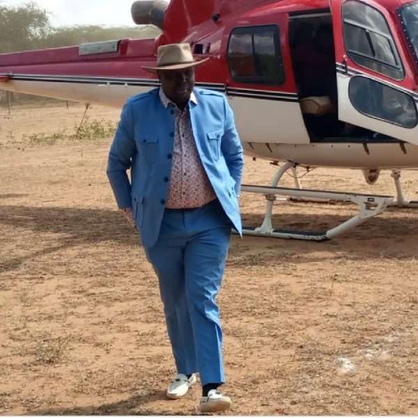 David Pkosing MP for Pokot South imports a brand new helicopter