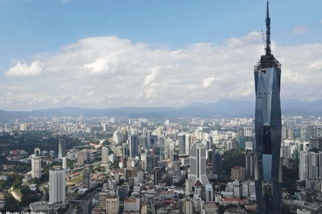 The second tallest building in the world is a 118-storey skyscraper 2,227 ft tall and is complete (photos)