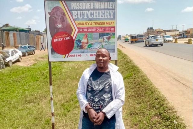 Flamboyant butcher operating chain of Nyama Choma eateries arrested over livestock theft