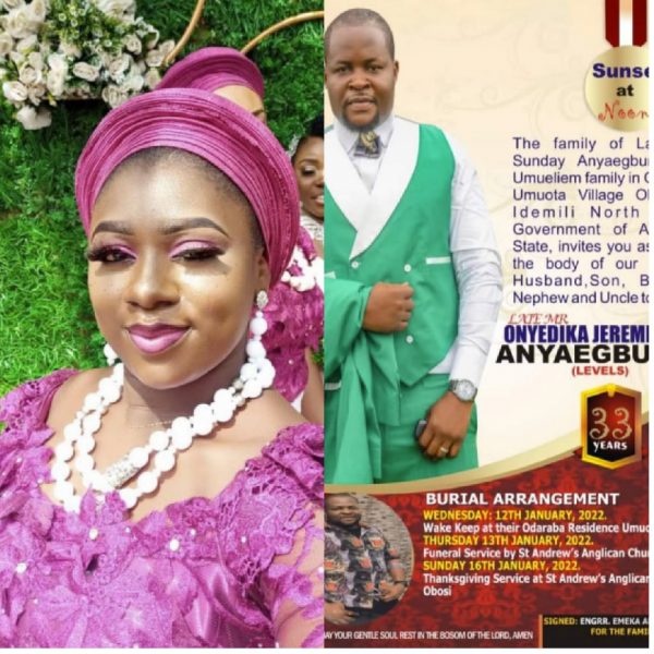 Woman and her relatives shot at her husband’s funeral in Anambra State in Nigeria leaving her mother and co-wife dead and the woman is fighting for her life