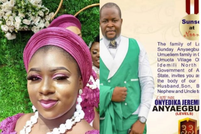 Woman and her relatives shot at her husband’s funeral in Anambra State in Nigeria leaving her mother and co-wife dead and the woman is fighting for her life