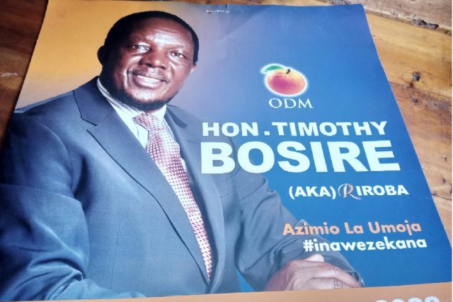 What is the probability that ‘Riroba’ will become the 3rd Governor of Nyamira County?