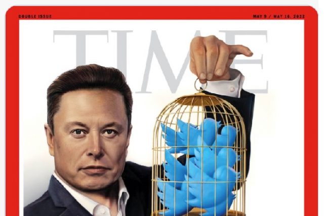 Elon Musk appears on the Cover of Times Magazine