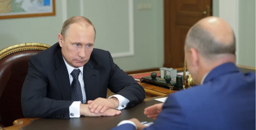 President Putin with Finance Minister