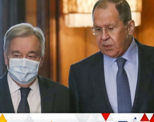 U.N. Secretary General in Moscow Antonio Guterres to convince Putin to stop war in Ukraine