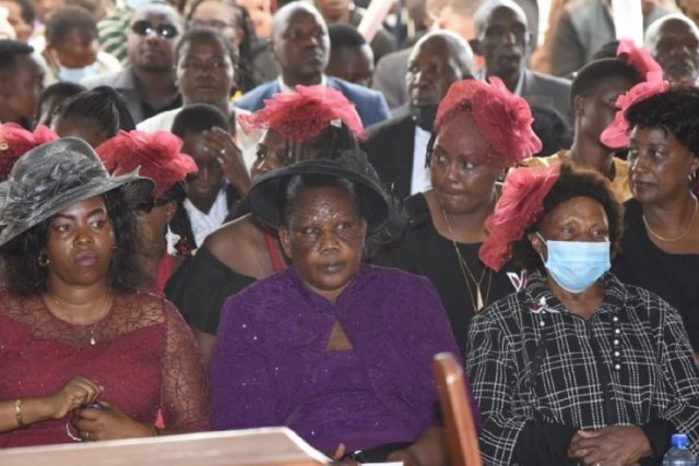 Mzee Jackson Kibor buried today at his Kabenes in Uasin Gishu County (photos)
