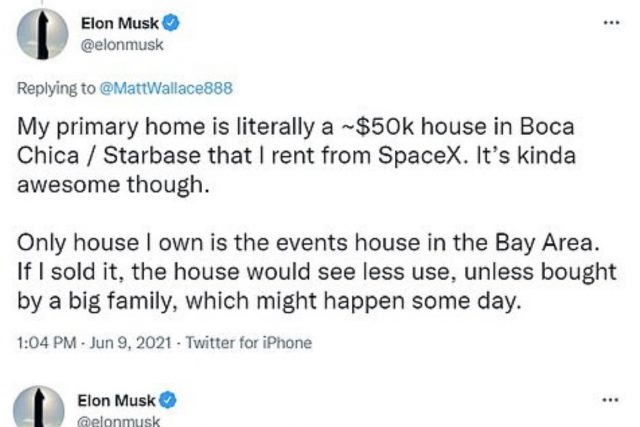 Elon Musk lives in a modest home in Texas despite being the richest man in the world