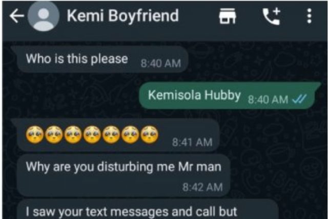 Nigerian man living overseas shares a screenshot of the conversation he had with his wife’s boyfriend telling him to sign the divorce to allow him to take full control