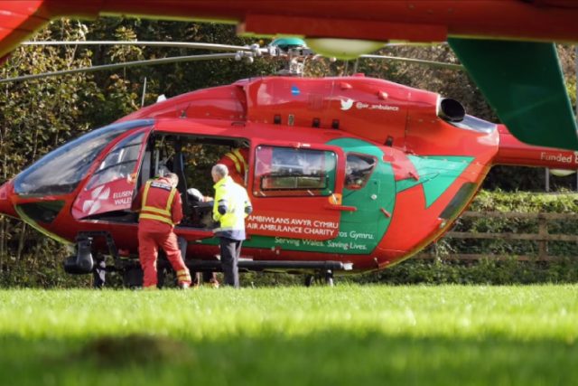 5 Children rushed to hospital as bus crashes into pedestrians outside a Welsh school