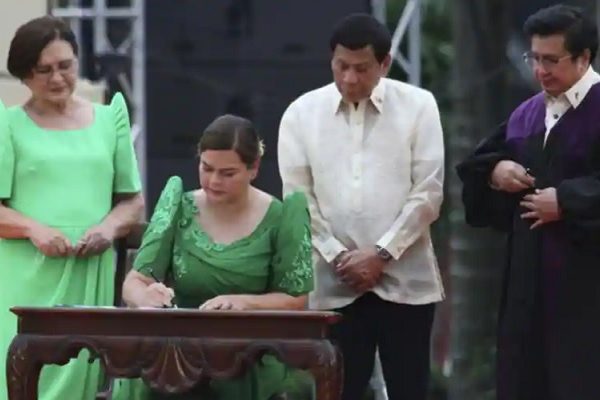 Rodrigo Duterte’s daughter sworn as new Vice President in Philippines