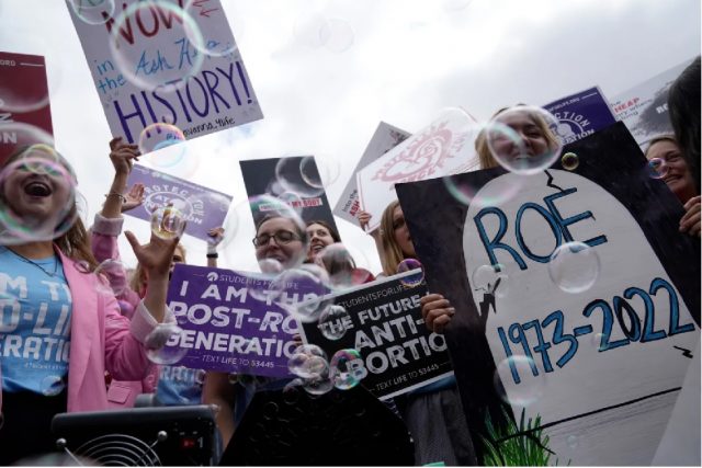 U.S. Supreme Court overturns Roe v. Wade, ending the Constitutional right to abortion