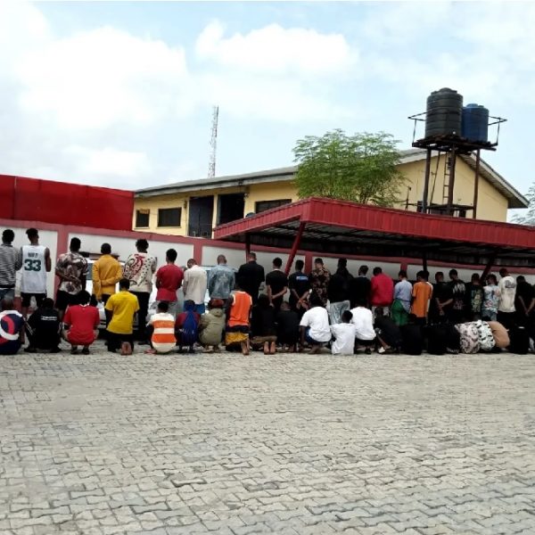 92 internet fraudsters (Yahoo Boys) were arrested in Port Harcourt Nigeria