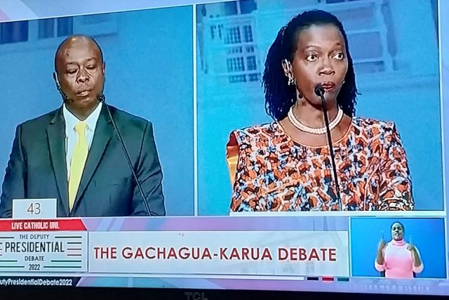 Martha v. Gachagua debate 2022