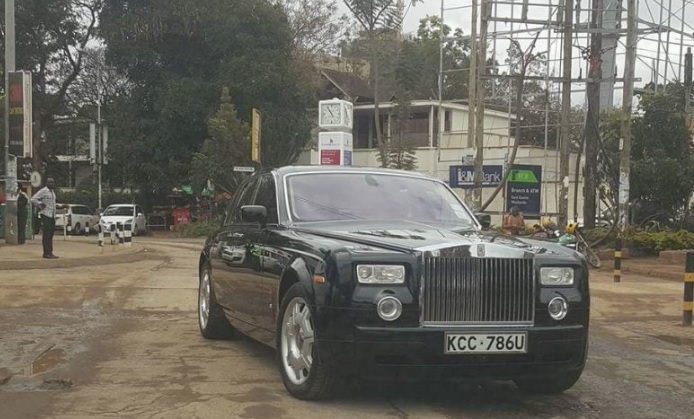 Evans Kidero Rolls Royce Phantom 