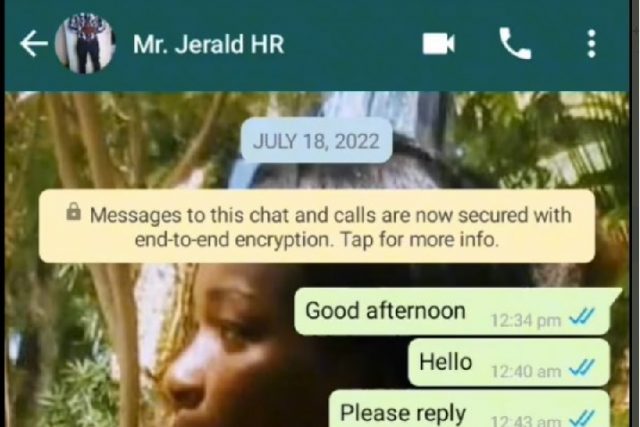 HR officer exposed for sleeping with employee (photos)