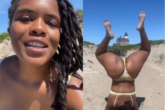 US Senator Tiara Mack attacked for twerking in her bikini and posting on TikTok