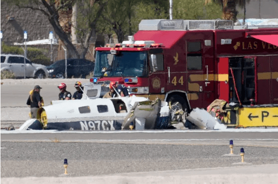 Four dies in a small plane collision in Las Vegas