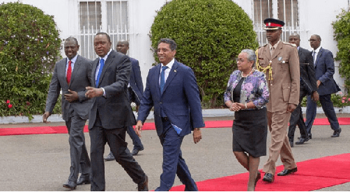Uhuru Kenyatta leadership praised by the Seychelles leader
