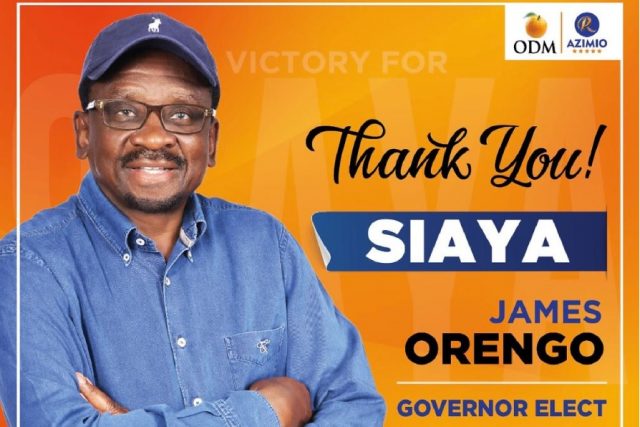 SC James Orengo wins Siaya Gubernatorial seat