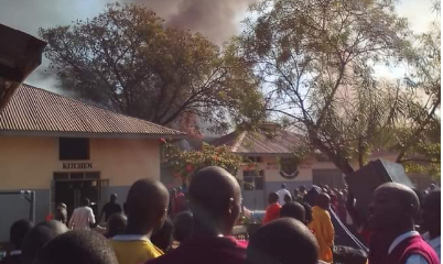 Kisumu Boys High School up in flames, no casualties