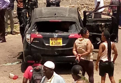 Nairobi man sets child and self on fire  in wife’s car