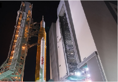 NASA prepares to launch a mega rocket to moon