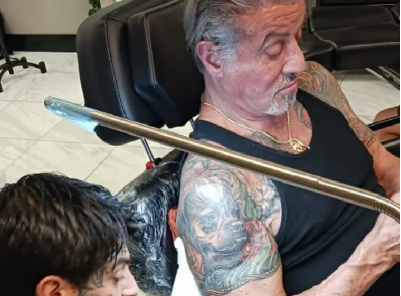 Sylvester Stallone covers wife’s tattoo with a dog, wife wants divorce