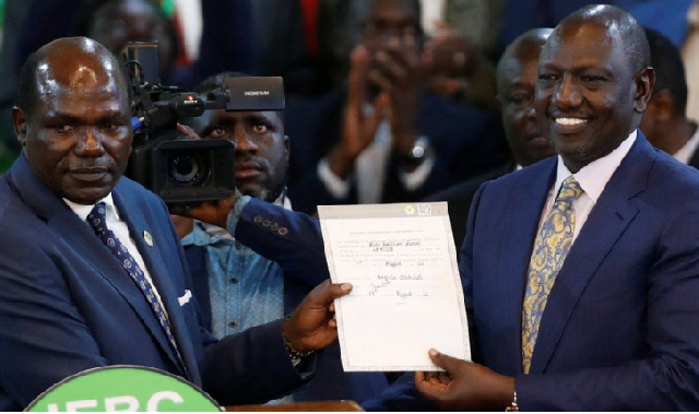 William Ruto congratulated by East African leaders