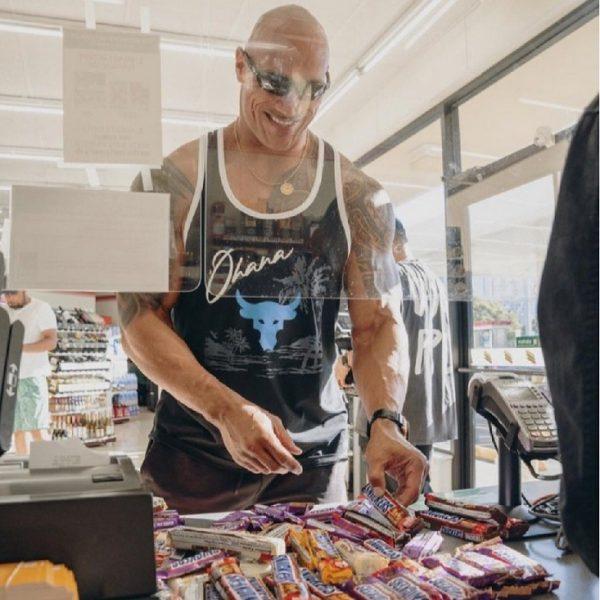 Dwayne ‘The Rock’ Johnson went back to his hometown and bought every snickers bar to pay back for all the one he stole as a child